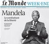 Mort de Nelson Mandela : la Une du Monde, daté de ce week-end.