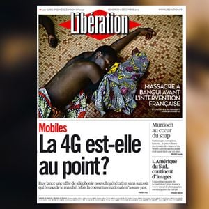 Libération rate la mort de Nelson Mandela.