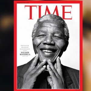 Mort de Nelson Mandela : la Une du Time.