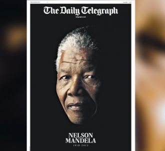 Mort de Nelson Mandela : la Une du Daily Telegraph.