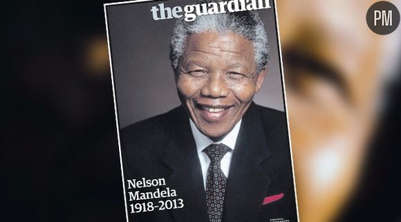 Mort de Nelson Mandela : la Une de The Guardian.