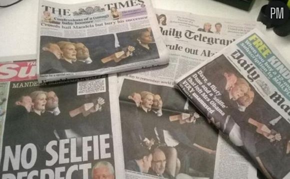 Les Unes de plusieurs journaux en Grande-Bretagne