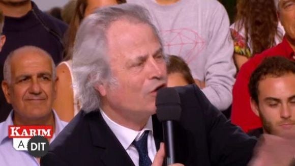 Franz-Olivier Giesbert sur le plateau du "Grand Journal de Canal+" hier