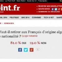 "Franco-Algériens" : "Le Point" reconnaît avoir retiré un sondage "lamentable"