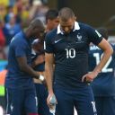 Karim Benzema déçu après la défaite des Bleus