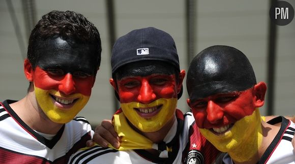 Des supporters allemands