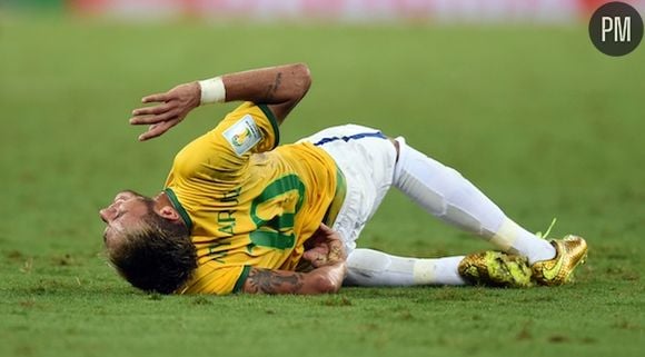 Neymar s'est blessé vendredi en quart de finale