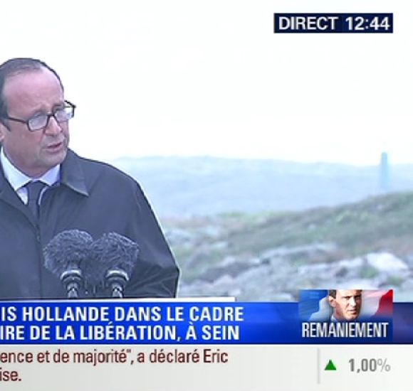 François Hollande, le 25 août 2014.