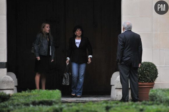 Anne Hommel, Anne Sinclair et Dominique Strauss-Kahn, le 4 septembre 2011.