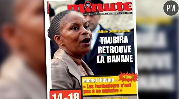 La Une de l'hebdomadaire "Minute", daté du 12 novembre 2013.