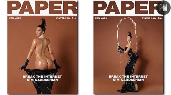 Kim Kardashian nue en Une du magazine "Paper"