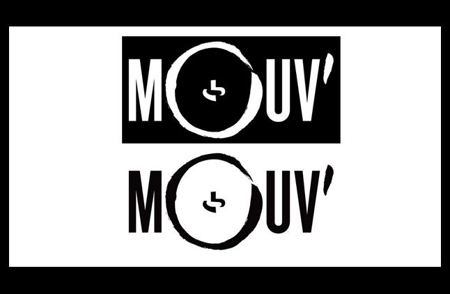 Le nouveau logo de la station Mouv', une antenne de Radio France.
