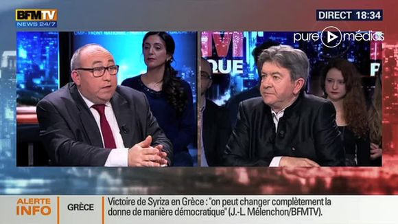 Jean-Luc Mélenchon sur BFMTV