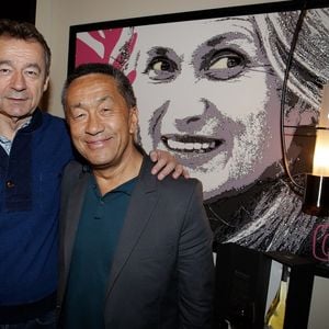 Renaud Le Van Kim avec Michel Denisot en 2014