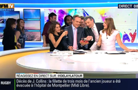 L'équipe de "Première édition" de BFMTV fête l'anniversaire de Christophe Delay