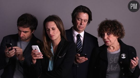 
Grégory Montel, Camille Cottin, Thibault de Montalembert et Liliane Rovère
