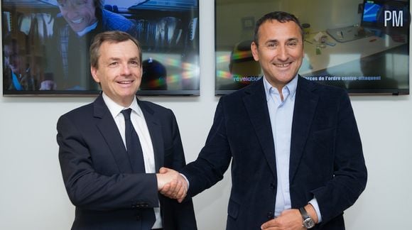 Alain Weill (NextRadioTV) et Pascal Houzelot (Numéro 23)