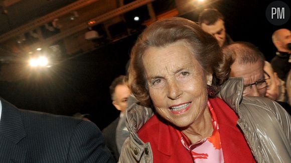 Liliane Bettencourt à Paris en 2011