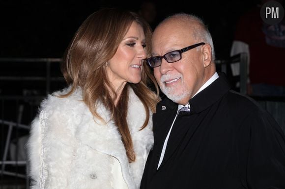 René Angélil et Céline Dion, en 2013.