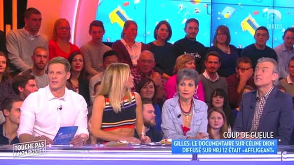 "TPMP" : Gilles Verdez descend le doc sur Céline Dion produit par Matthieu Delormeau