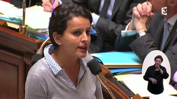 Najat Vallaud-Belkacem interpellée à l'Assemblée nationale