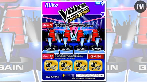 Le jeu à gratter "The Voice"