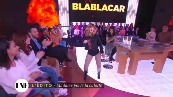 Daphné Bürki imite Beyoncé en culotte.