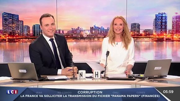 Les premières secondes de LCI sur la TNT gratuite