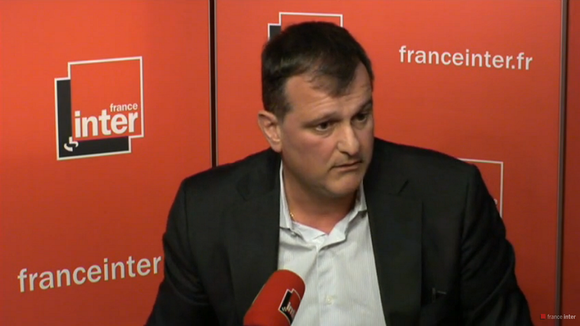 Louis Aliot au micro de France Inter