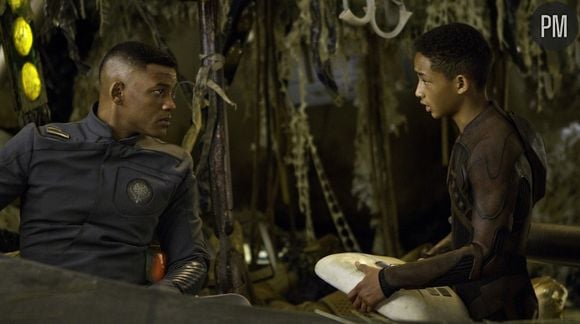 Jaden et Will Smith dans "After Earth"