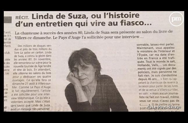 L'interview de Linda de Suza au "Pays d'Auge"