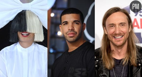 Sia, Drake et David Guetta