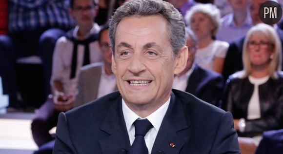 Nicolas Sarkozy, sur le plateau de "L'émission politique".