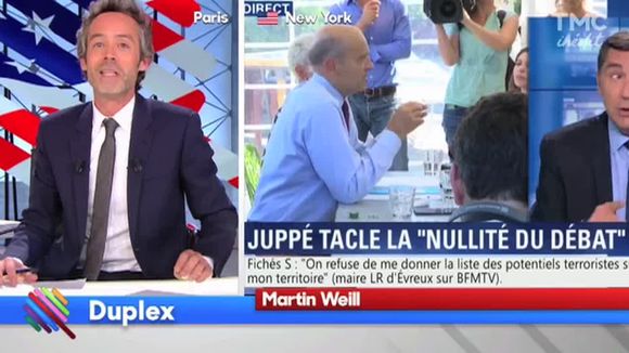 BFMTV s'incruste dans un duplex de "Quotidien" avec Martin Weill