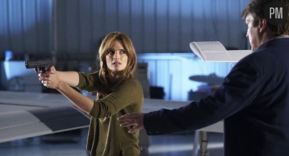 Stana Katic et Nathan Fillion dans "Castle"