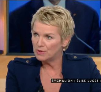 Elise Lucet dans 'C à vous' sur France 5.