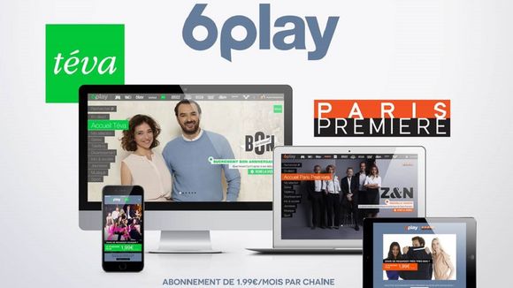 6Play : M6 lance une offre payante comprenant Paris Première et Téva