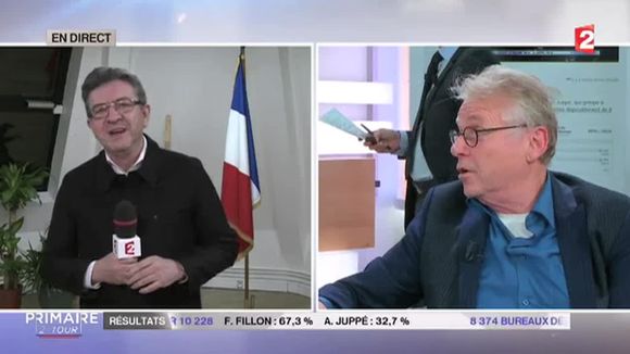 Vif accrochage entre Daniel Cohn-Bendit et Jean-Luc Mélenchon sur France 2