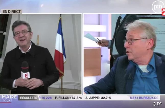 Vif accrochage entre Daniel Cohn-Bendit et Jean-Luc Mélenchon sur France 2