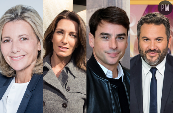 Claire Chazal (France 5), Anne-Claire Coudray (TF1), Julian Bugier (France 2) et Bruce Toussaint (BFMTV) mobilisés ce week-end.