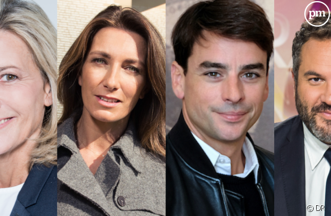 Claire Chazal (France 5), Anne-Claire Coudray (TF1), Julian Bugier (France 2) et Bruce Toussaint (BFMTV) mobilisés ce week-end.
