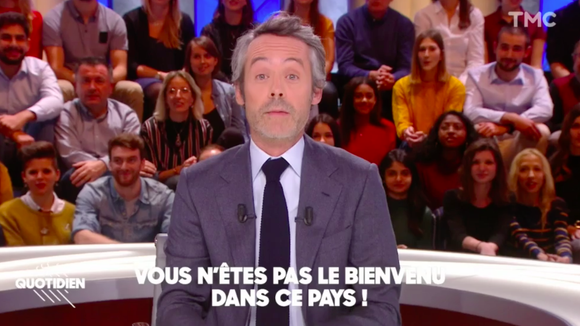 "Quotidien" : Yann Barthès insulte Donald Trump et tacle Canal+