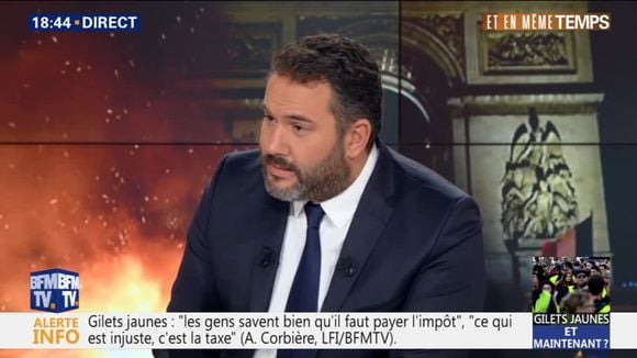 "Vous attisez la haine contre les journalistes" : Vif échange entre Alexis Corbière et Bruce Toussaint sur BFMTV