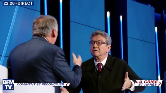 Débat de BFMTV : Vif échange entre Jean-Luc Mélenchon et François Bayrou