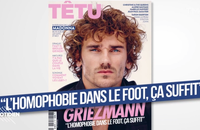 Antoine Griezmann en Une de "Têtu".