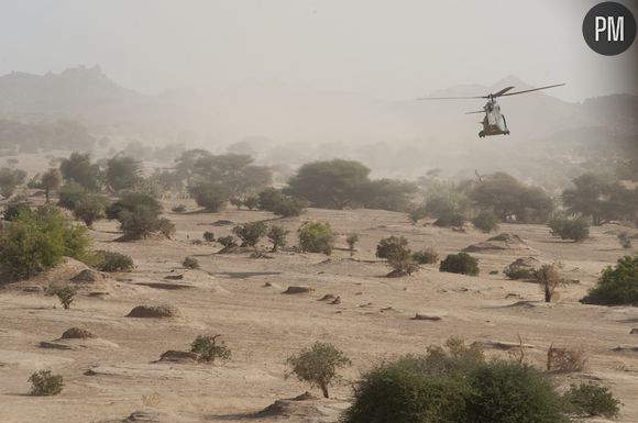 Un hélicoptère de l'armée française au Mali en 2013