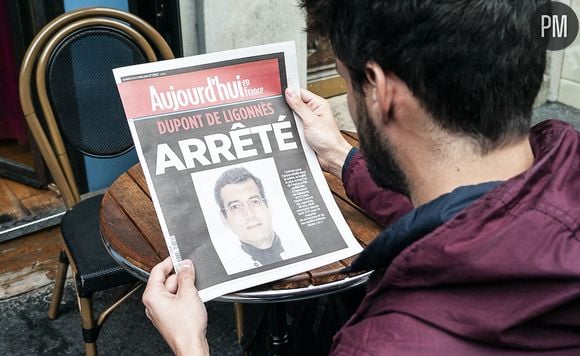 "Le Parisien / Aujourd'hui en France" annonçant l'arrestation de Xavier Dupont de Ligonnès, le samedi 12 octobre 2019.