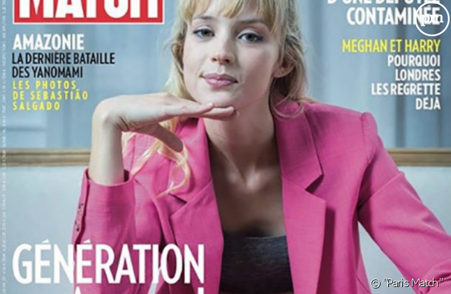 Angèle en Une de "Paris Match".