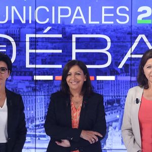 Rachida Dati, Anne Hidalgo et Agnès Buzyn sur le plateau de "Municipales 2020 : le débat"