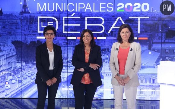 Rachida Dati, Anne Hidalgo et Agnès Buzyn sur le plateau de "Municipales 2020 : le débat"